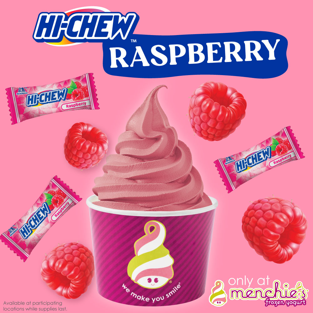 HI-CHEW™ and Menchie’s Frozen Yogurt Bring Back Fan-Favorite HI-CHEW™ Raspberry Flavor for Limited Time
