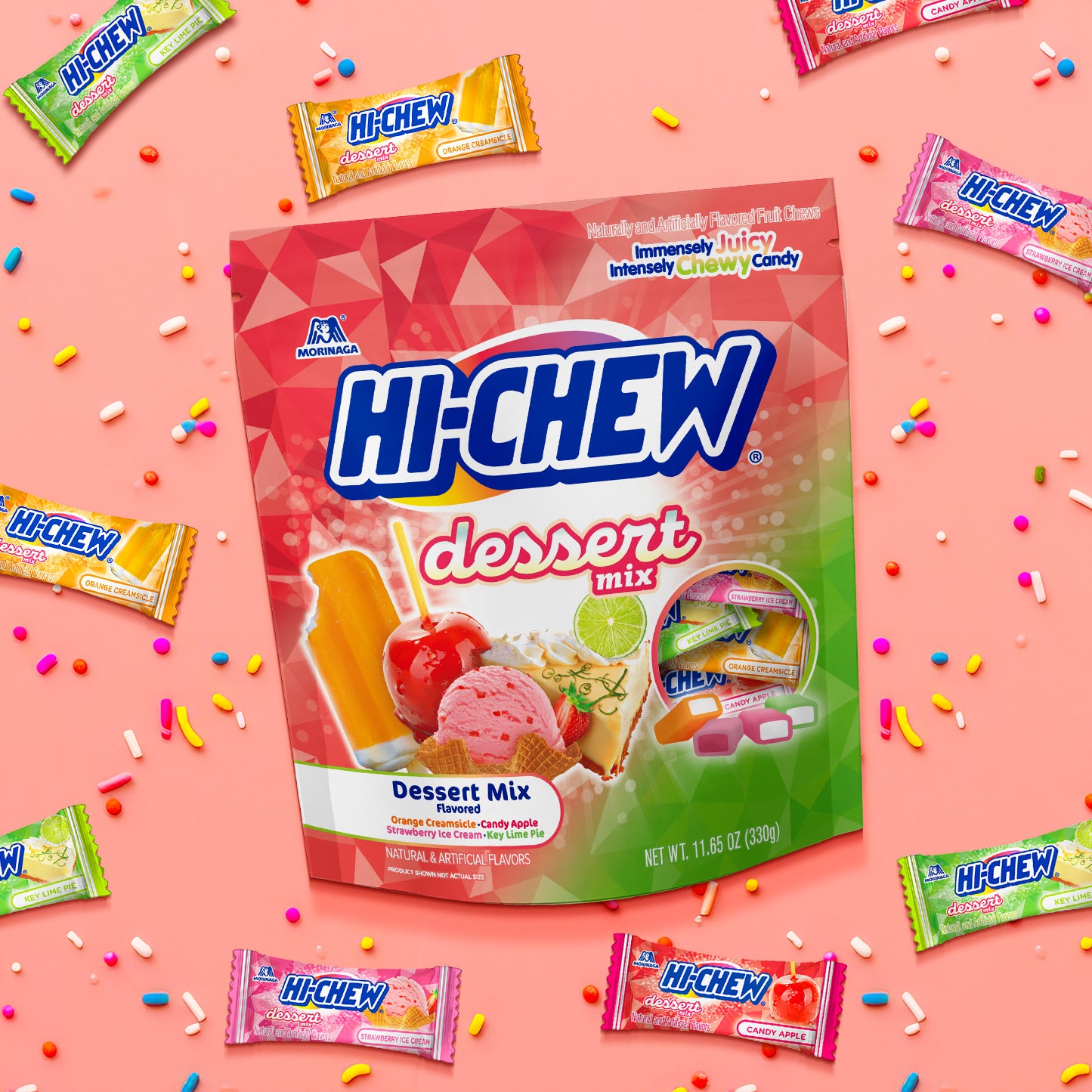 4-Flavor Dessert Stand Up Pouch