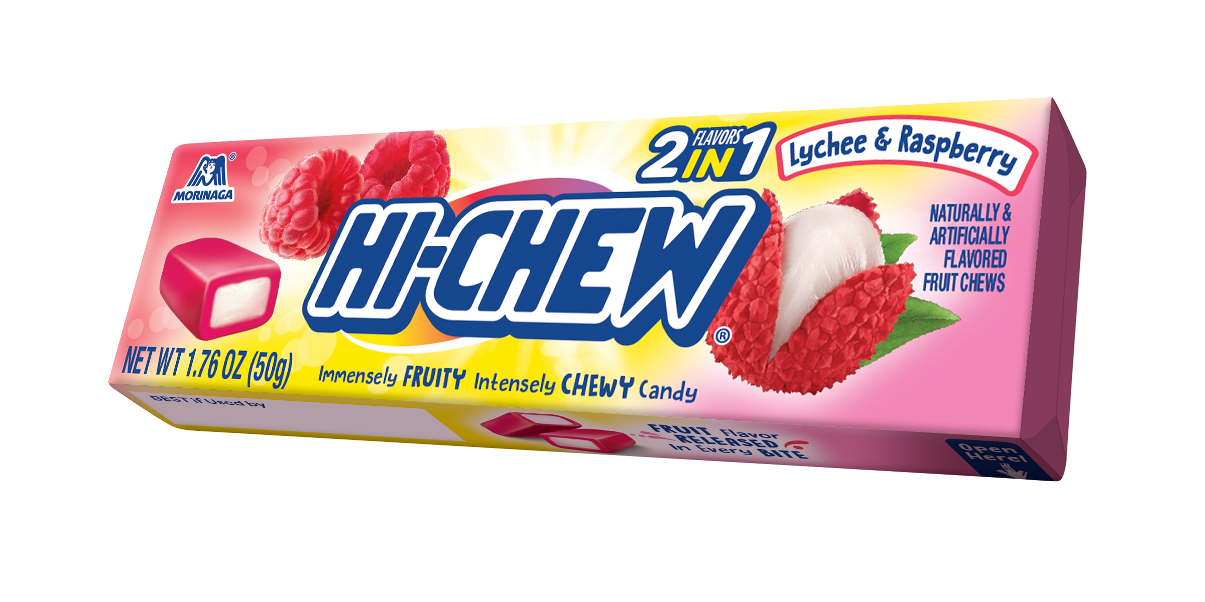 2-In-1 Lychee and Raspberry Stick – HI-CHEW