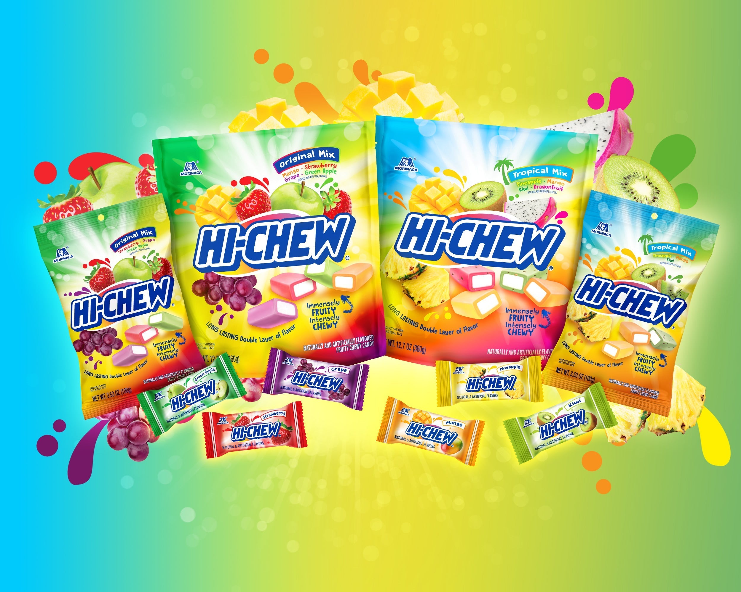 New Look, Same Juicy Flavors: HI-CHEW® Debuts New Packaging Design and