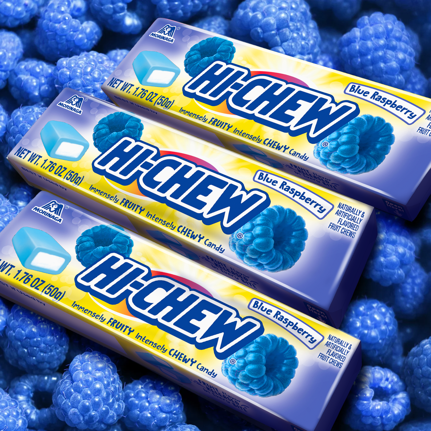 Hi-CHEW Blue Raspberry Sticks