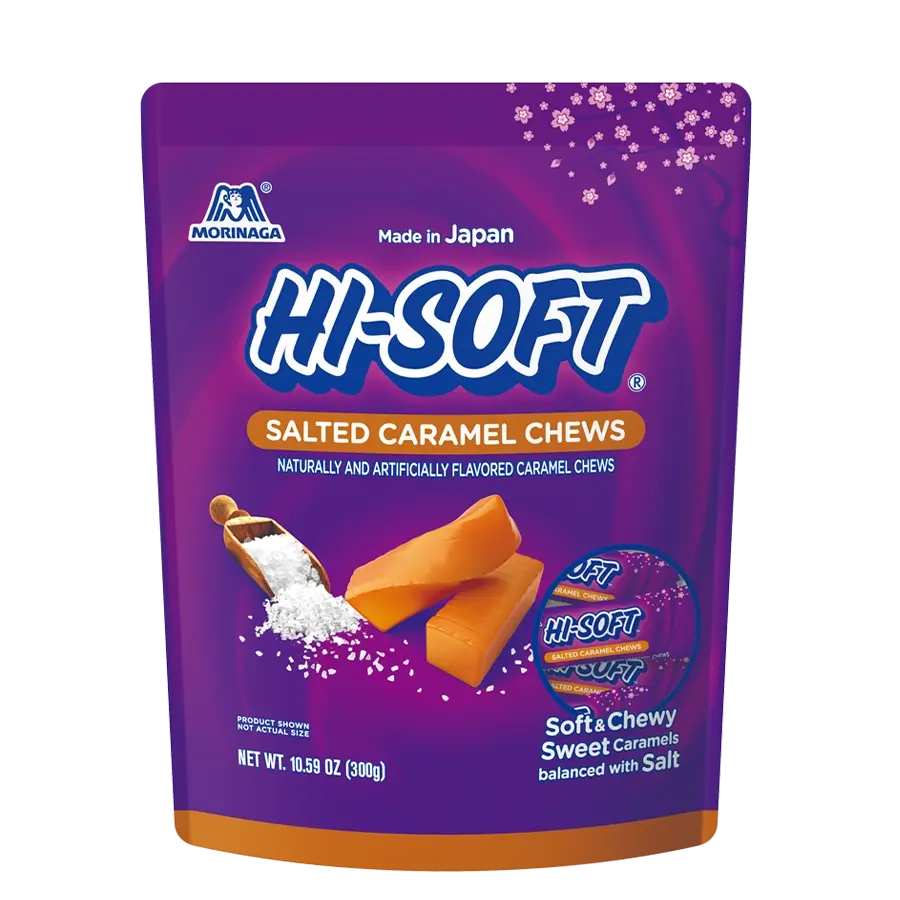 HI-SOFT® Salted Caramel Chews Stand Up Pouch
