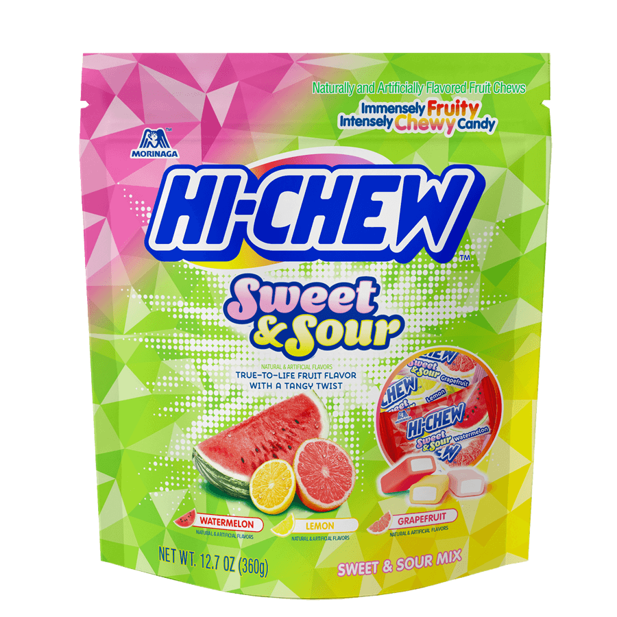 HI-CHEW Sweet & Sour Stand Up Pouch